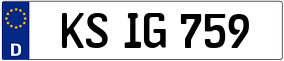 Truck License Plate